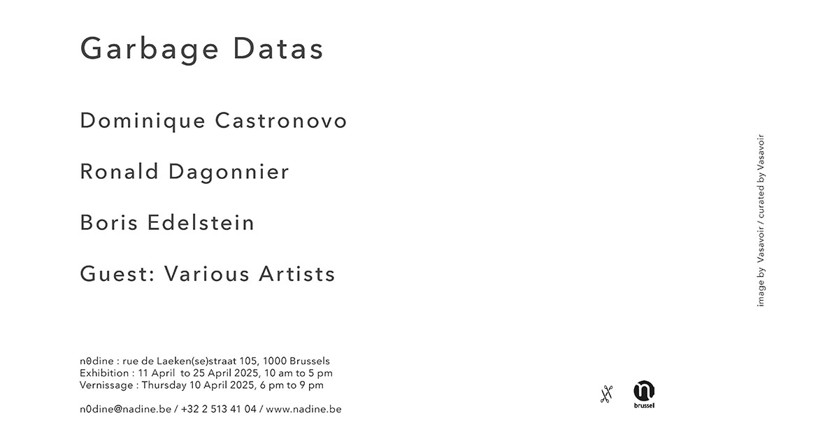 Garbage Datas Invitation verso